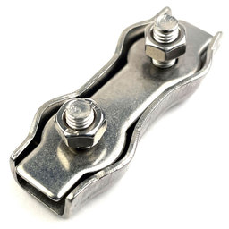 Lanová nerezová svorka DUPLEX AISI316 2 mm
