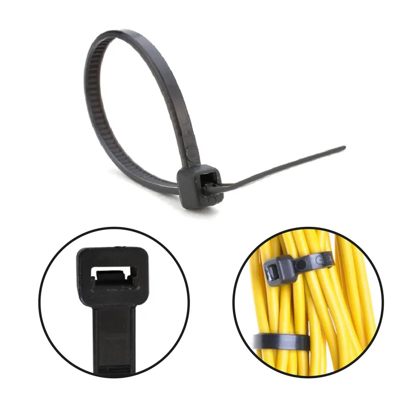 Sťahovacia páska čierna 2,5x200mm