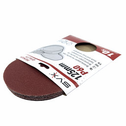 Brúsny papier na suchý zips - kruh 125 mm P60 - 10 ks