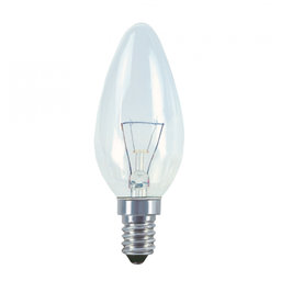Priemyselná žiarovka sviečková 40W E14