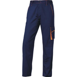 Pracovné nohavice PANOSTYLE modrá-oranžová M
