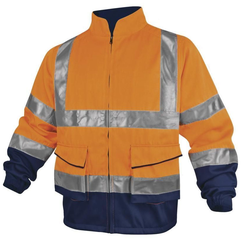 Reflexná pracovná bunda PHVES oranžová XL
