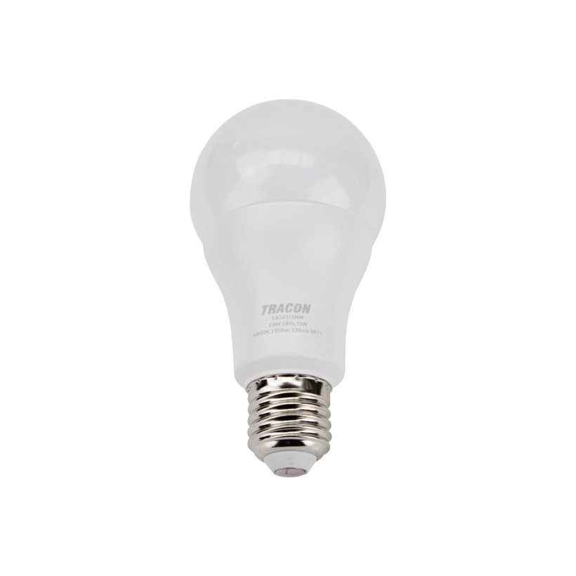 LED žiarovka guľa E27 15W - neutrálna - s chipom