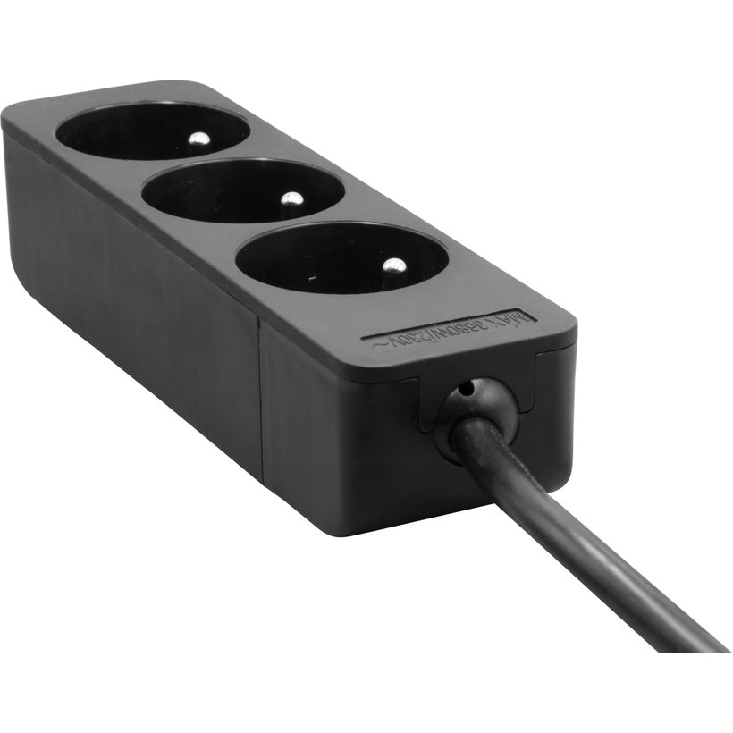 Eco-Line 3-zásuvková napájacia lišta – 3 m