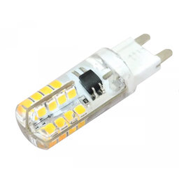 LED žiarovka 3W G9 so silikónovým puzdrom - neutrálna biela