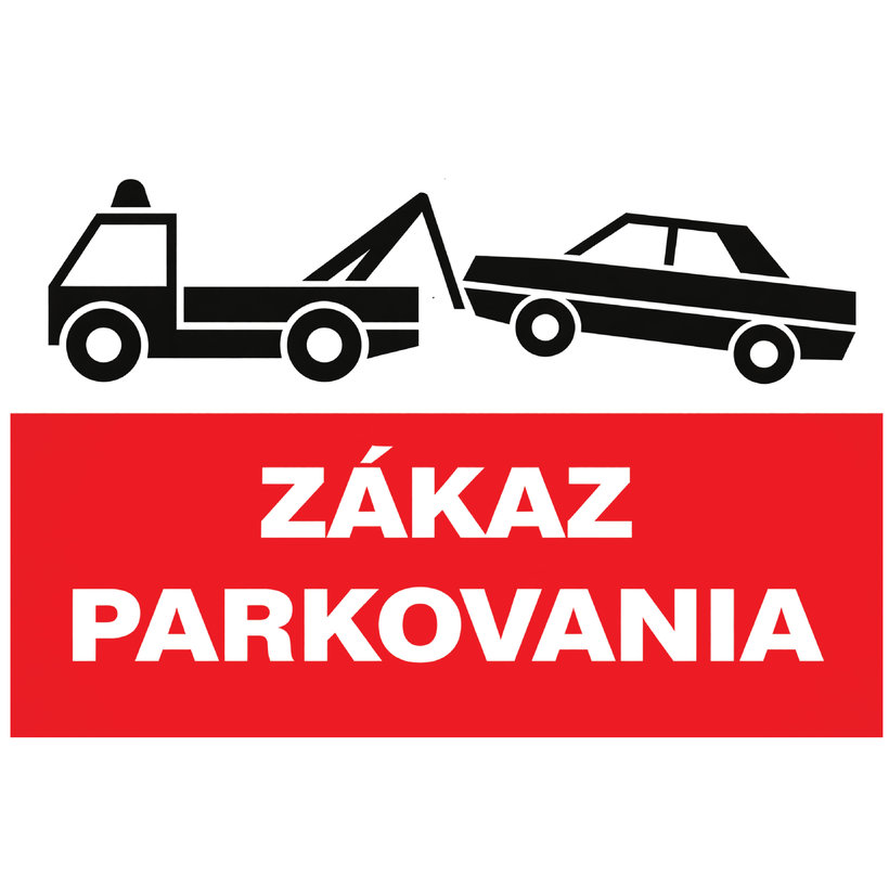 Tabuľka - Zákaz parkovania