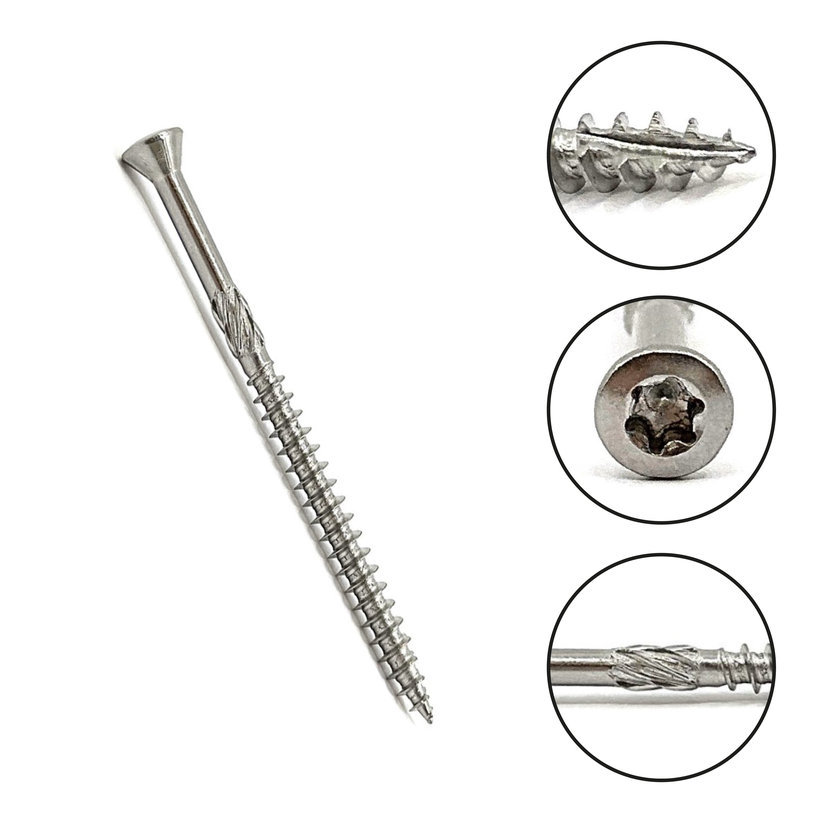 Skrutka terasová A2 4x50mm 200ks