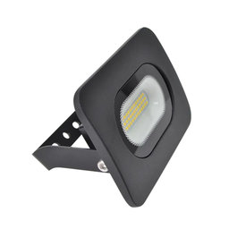 LED SMD reflektor čierny 20W - neutrálna biela