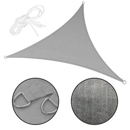 Tieniaca plachta antracit 5x5x5 m