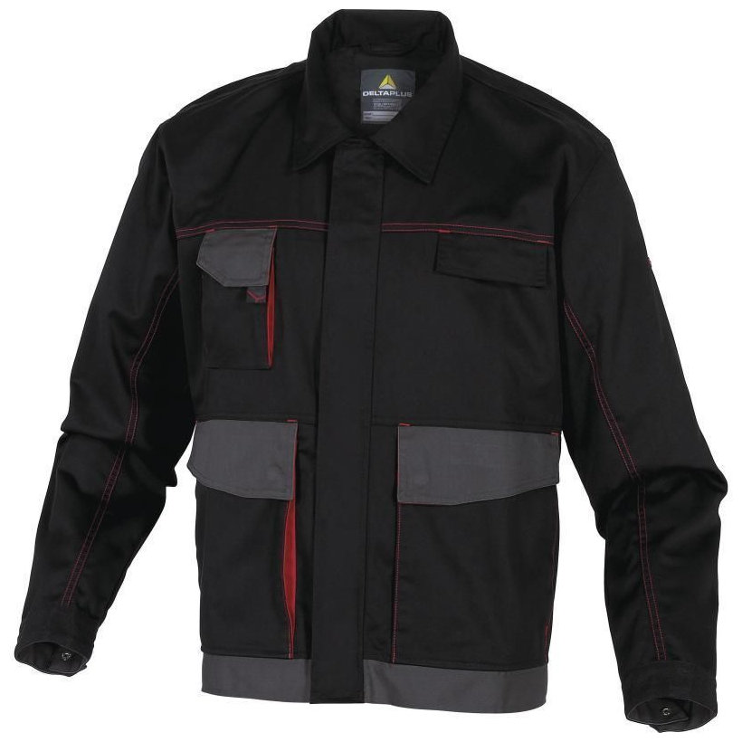 Pracovná bunda D-MACH čierna-červená XL