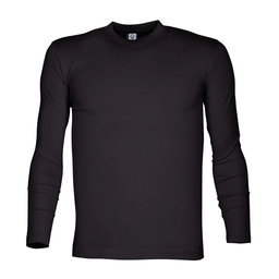 Tričko CUBA s dlhým rukávom čierne H13017 - M