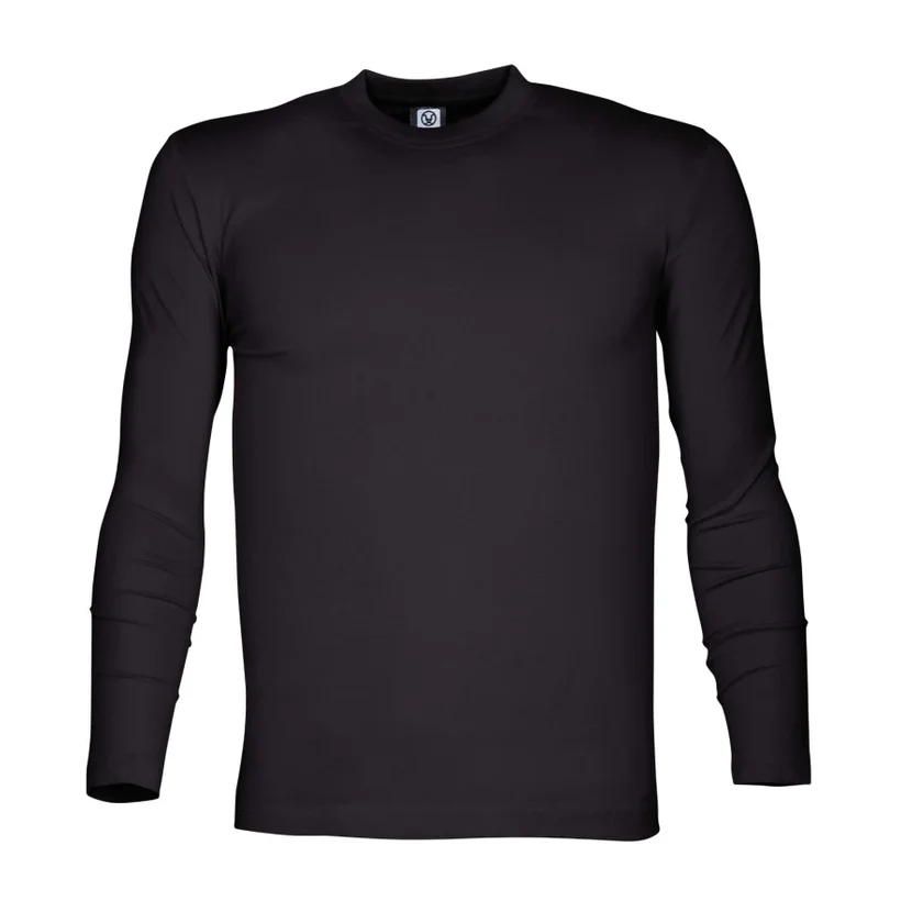 Tričko CUBA s dlhým rukávom čierne H13017 - M