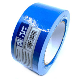 Páska lepiaca papierová 50m modrá