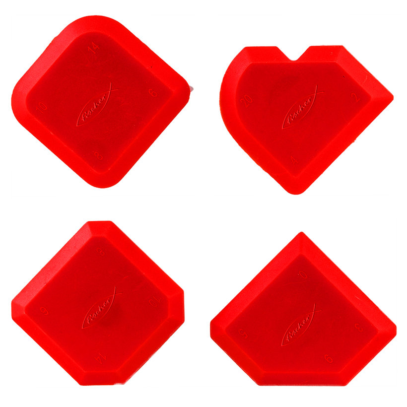 Set hladítok na tmelenie (4ks)
