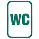 Samolepka - WC