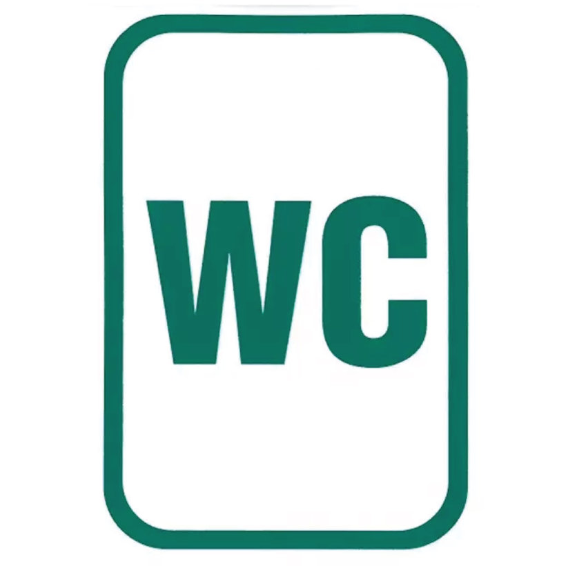 Samolepka - WC