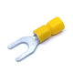 Izolované Cu lisovacie vidlice žlté 6mm²