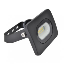 LED SMD reflektor čierny 10W - neutrálna biela