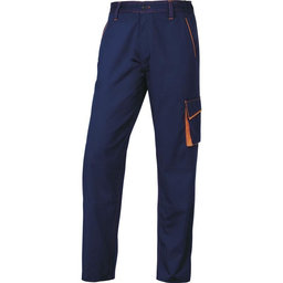 Pracovné nohavice PANOSTYLE modrá-oranžová XL