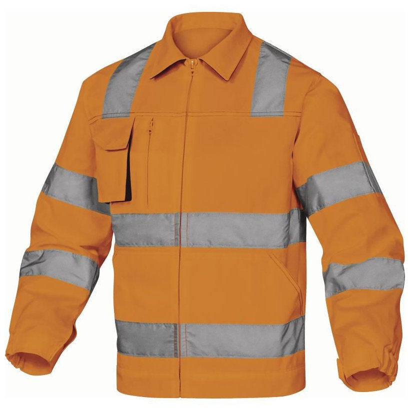 Reflexná pracovná bunda MACH2 HV oranžová S