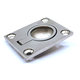 Zapustená príchytka A4 nerez 38x47