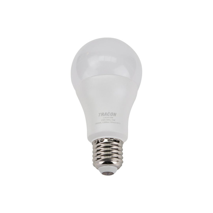 LED žiarovka guľa E27 15W - teplá - s chipom