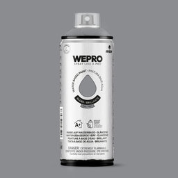 WEPRO Sprej – farba na vodnej báze, lesklá – Manchester Grey RAL 7001