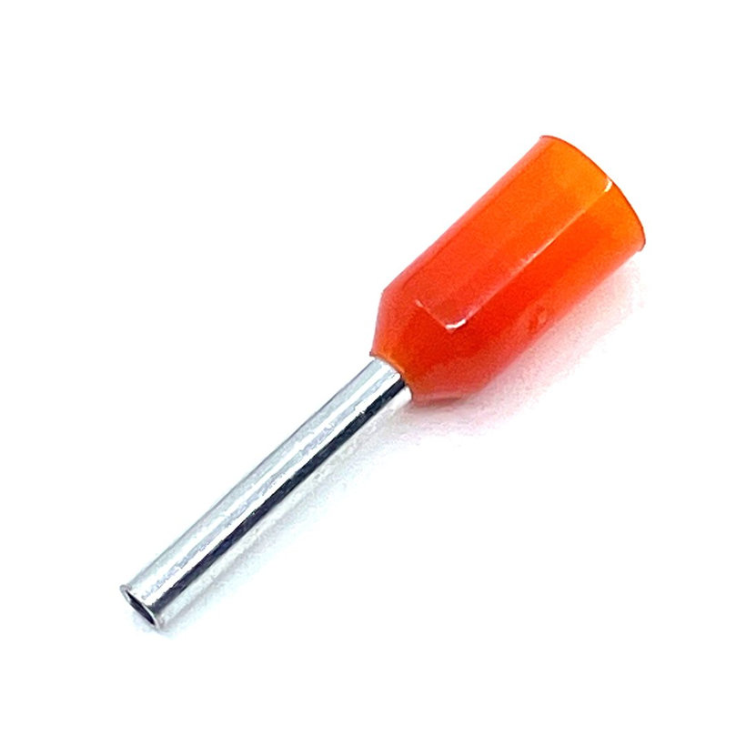 Izolovaná káblová dutinka oranžová 0,5mm²