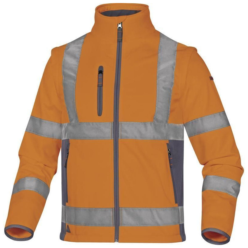 Reflexná softshellová bunda MOONLIGHT2 oranžová XL