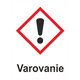 Samolepka - Varovanie, dráždivé