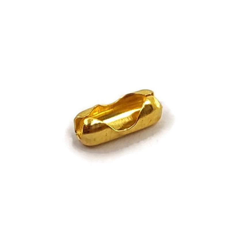 Svorka na guličkovú reťaz žltý zinok 2,1-2,4mm