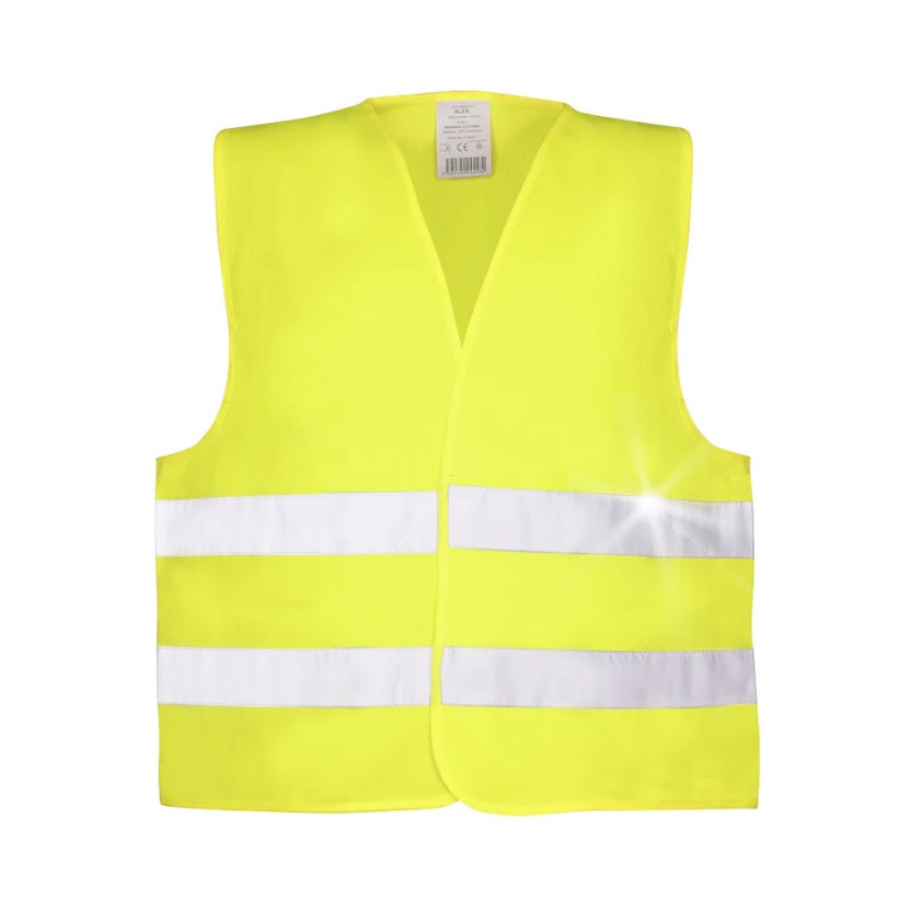 Vesta výstražná ALEX žltá - XL