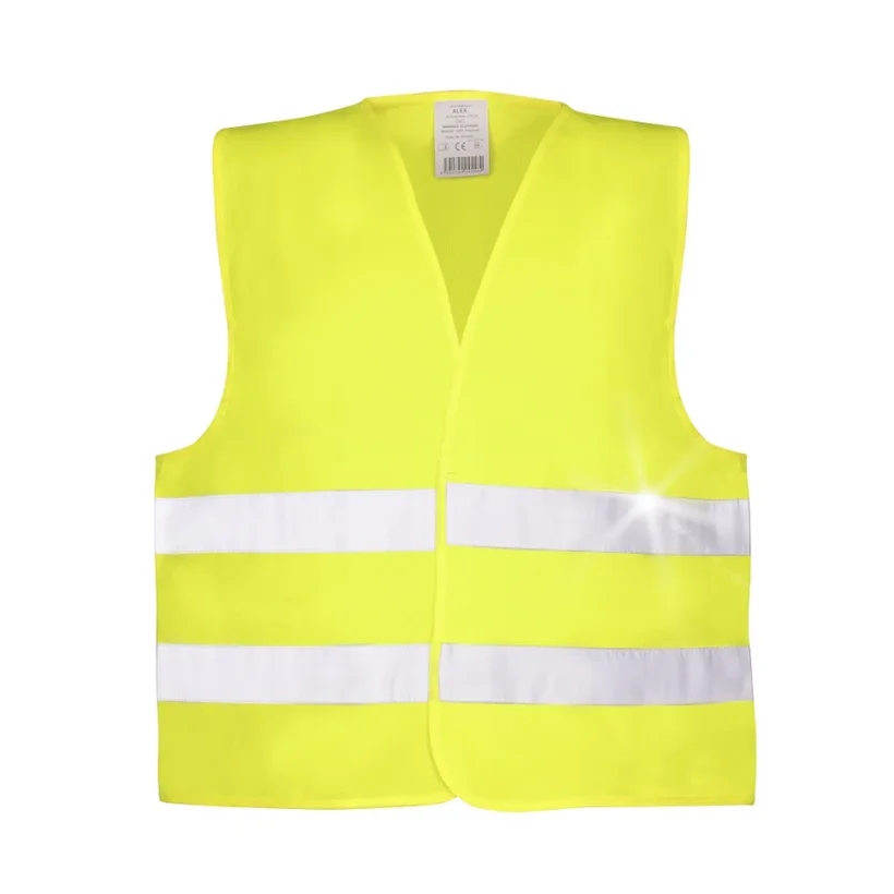 Vesta výstražná ALEX žltá - XL