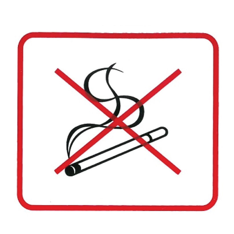 Samolepka - Zákaz vstupu s cigaretou