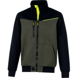 Pracovná mikina SWABI Hnedožltá / Čierna - M