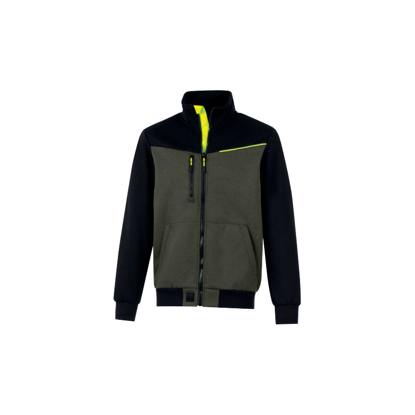 Pracovná mikina SWABI Hnedožltá / Čierna - 3XL