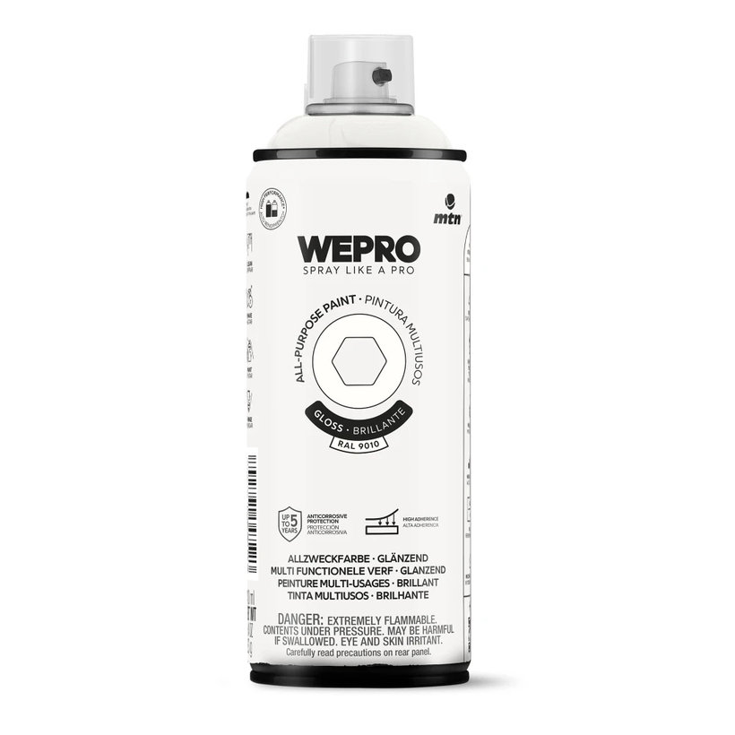 WEPRO Sprej – farba na báze rozpúšťadiel, lesklá