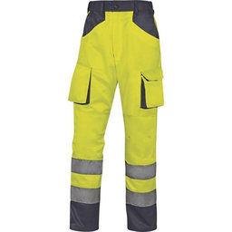 Reflexné pracovné nohavice MACH2 HV žlté