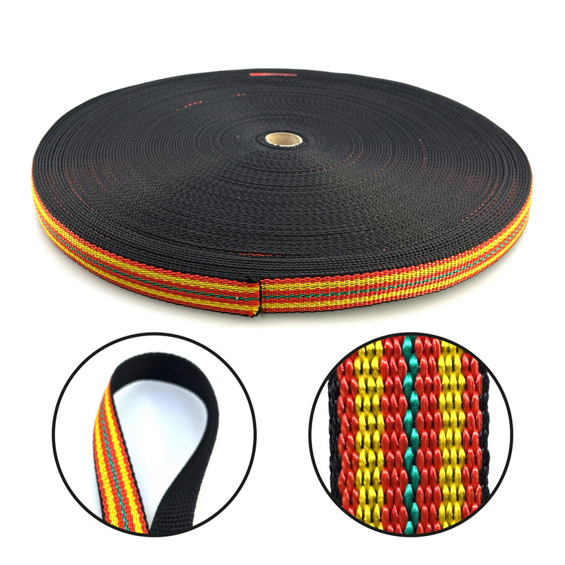 PPV popruh 25x1-2 mm, farebný