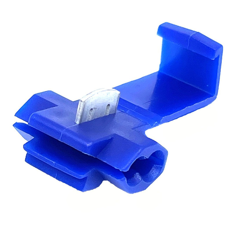 Izolované Cu lisovacie rozbočovače zárezové modré 2,5mm²