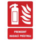 Samolepka - Prenosný hasiaci prístroj