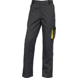 Pracovné nohavice D-MACH sivá-žltá 3XL
