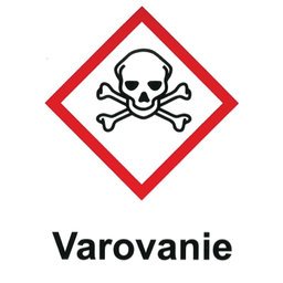 Samolepka - Varovanie, toxický materiál