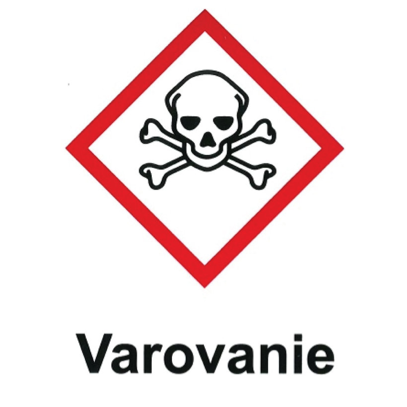 Samolepka - Varovanie, toxický materiál