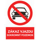 Tabuľka - Zákaz vjazdu, súkromný pozemok