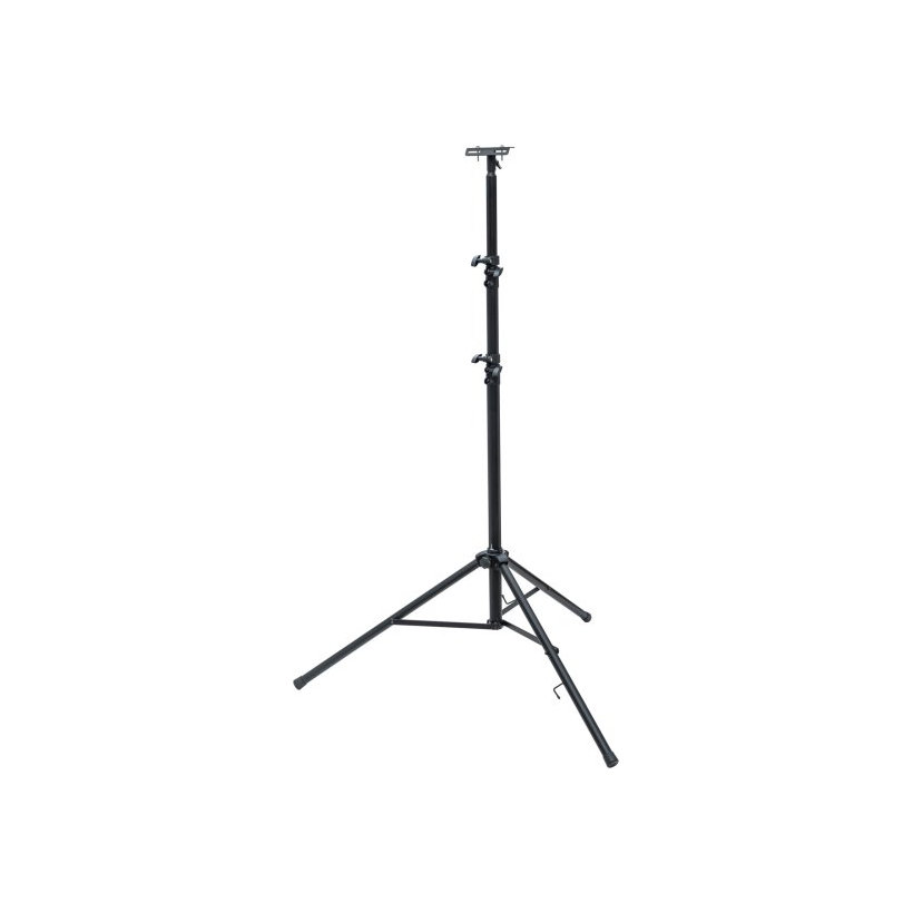 Stavebný teleskopický statív ST 302 čierny s priečkou