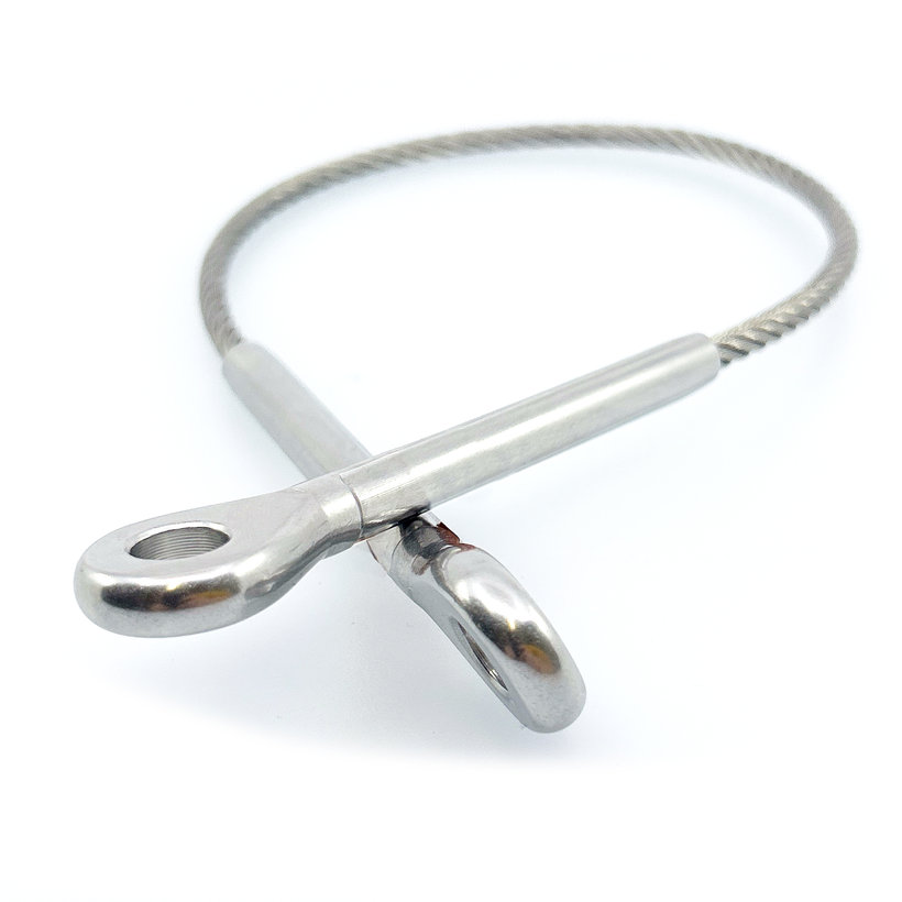Lanová výplň zábradlia oko/oko  4mm/1m
