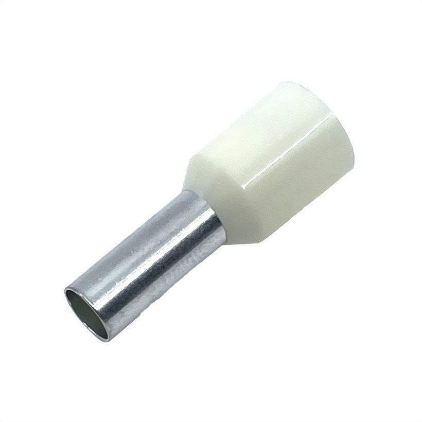 Izolovaná káblová dutinka biela 0,75mm²