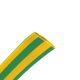 Bužírka zmršt. 2:1 zeleno-žltá 9,5/4,8mm