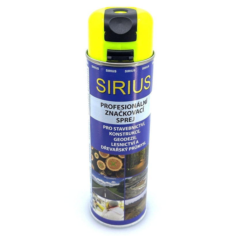 Značkovací sprej SIRIUS ŽLTÝ - 500 ml